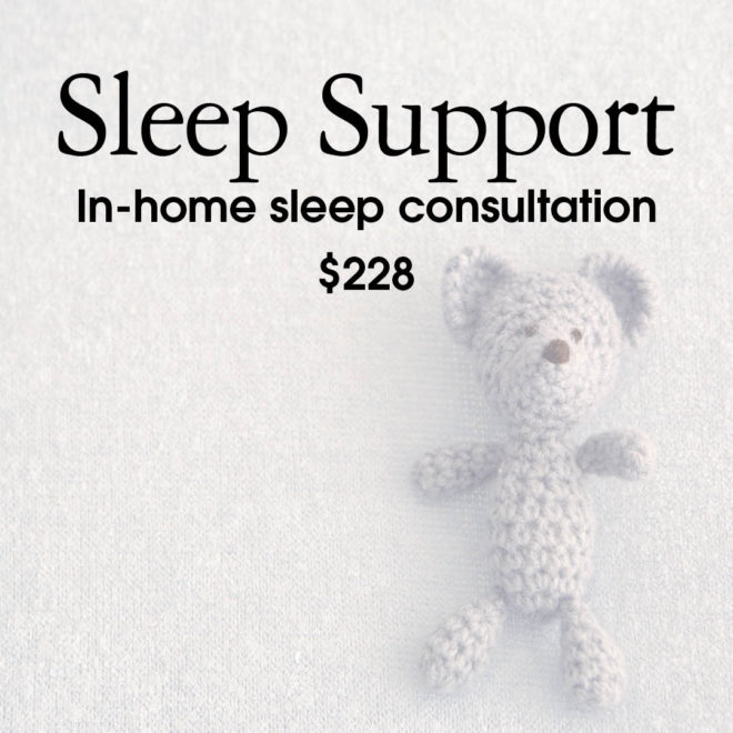 Hand knitted baby toy