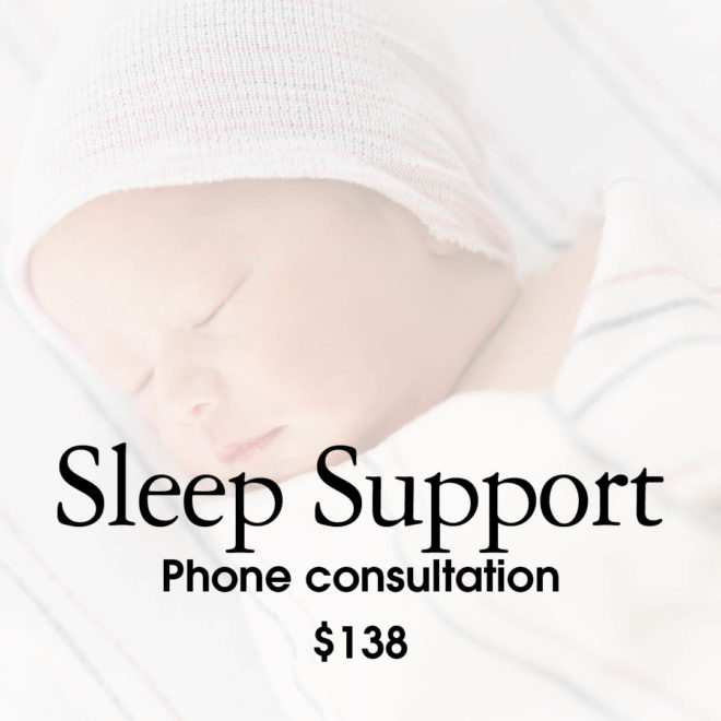 Sleeping baby wrapped tightly